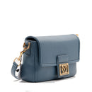 Borsa Donna a Spalla con Tracolla LOVE MOSCHINO Avio con Placca Quadrata con Logo