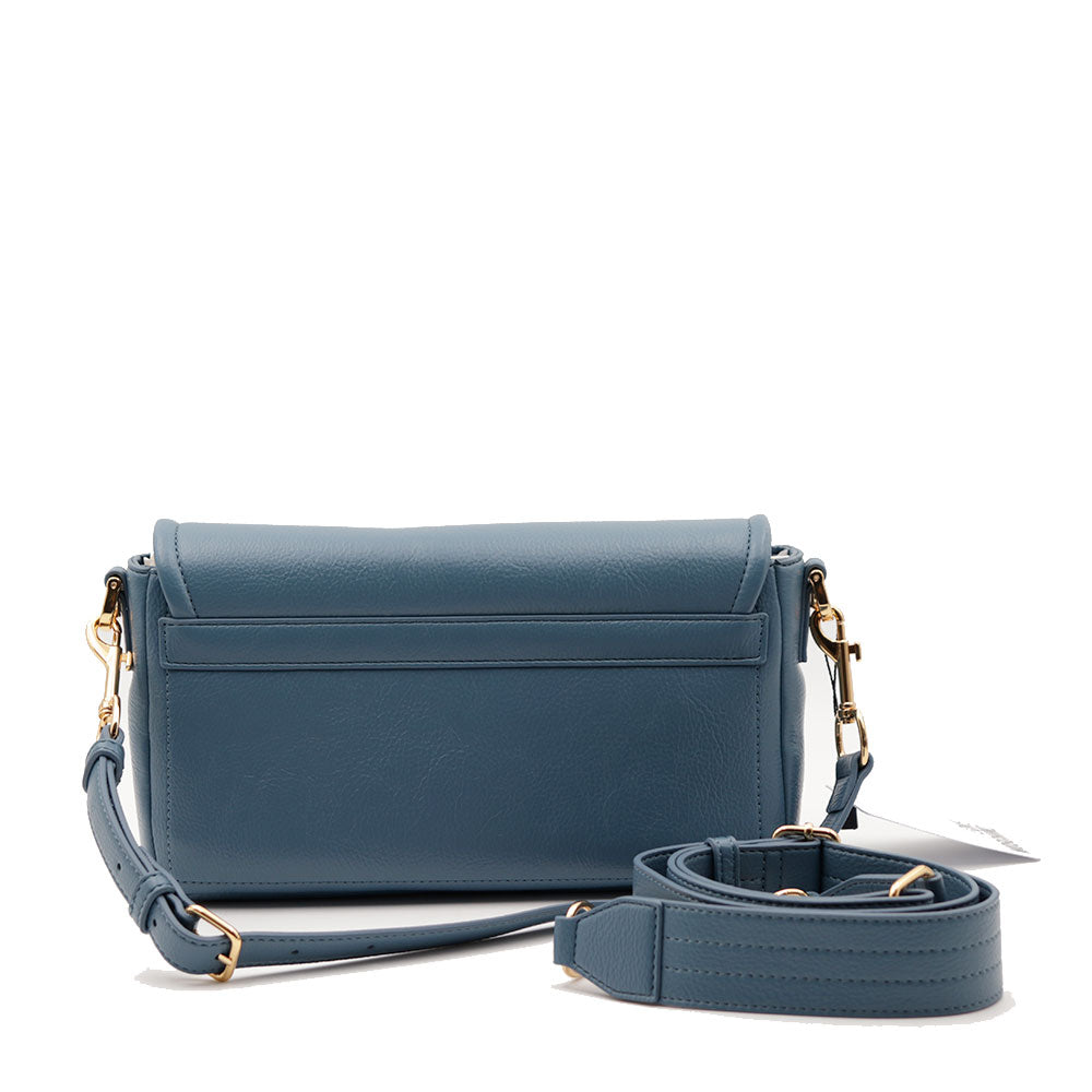 Borsa Donna a Spalla con Tracolla LOVE MOSCHINO Avio con Placca Quadrata con Logo