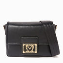 Borsa Donna a Tracolla LOVE MOSCHINO Nera con Placca Quadrata con Logo
