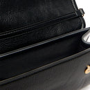 Clutch Donna con Tracolla LOVE MOSCHINO Nera con Placca Quadrata con Logo