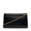Clutch Donna con Tracolla LOVE MOSCHINO Nera con Placca Quadrata con Logo