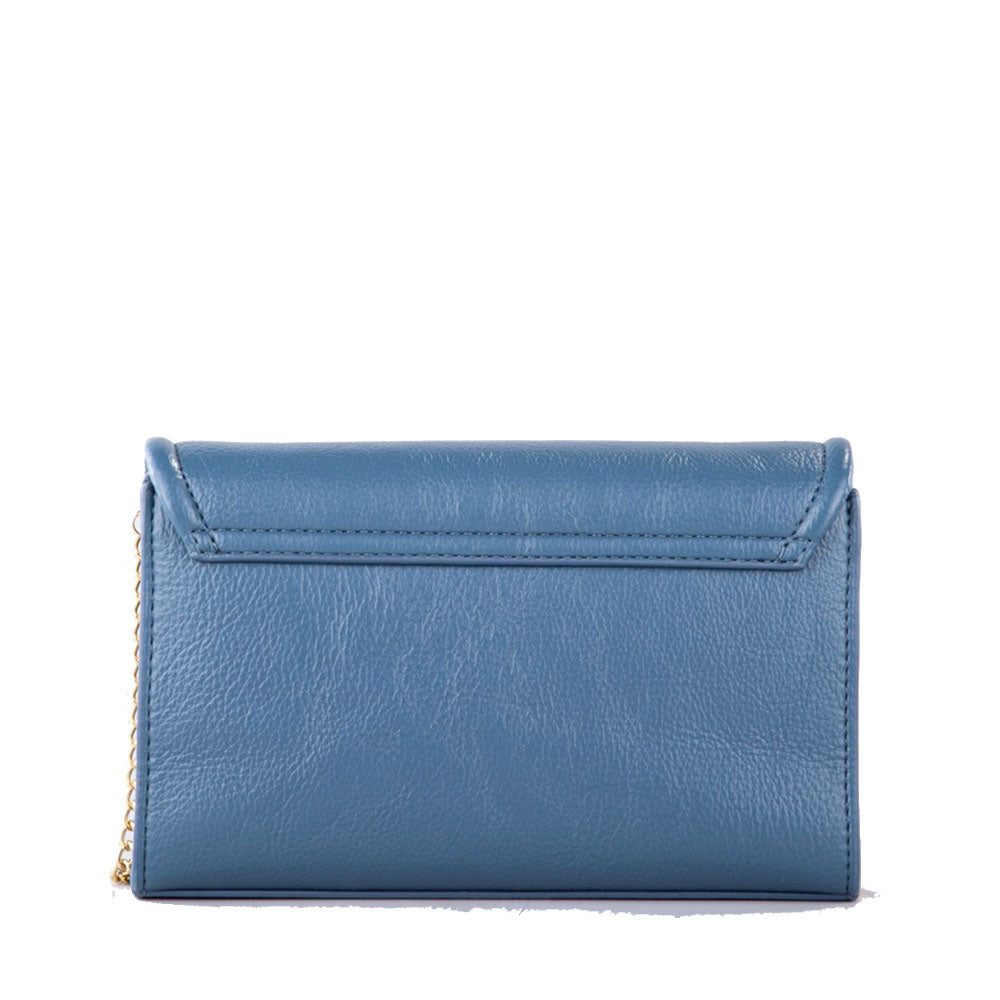 Clutch Donna con Tracolla LOVE MOSCHINO Avio con Placca Quadrata con Logo