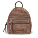 Zaino Donna LOVE MOSCHINO linea Signature Zip in Velour Marrone