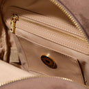 Zaino Donna LOVE MOSCHINO linea Signature Zip in Velour Marrone