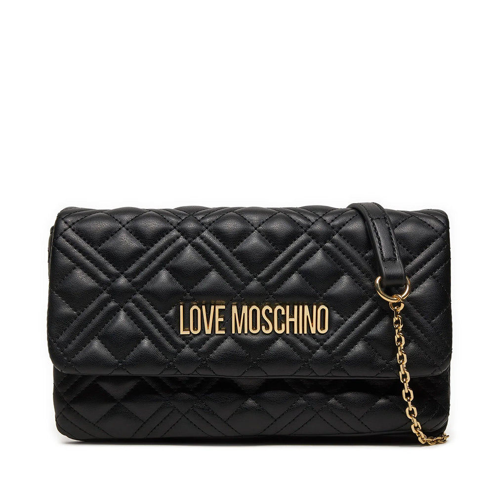 Borsa Donna a Tracolla LOVE MOSCHINO linea Quilted colore Nero