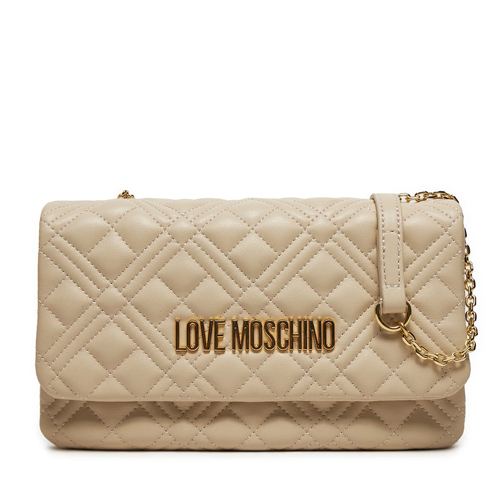 Borsa Donna a Tracolla LOVE MOSCHINO linea Quilted Avorio