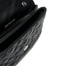 Borsa Donna a Tracolla LOVE MOSCHINO linea Quilted colore Nero e Nikel