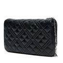 Borsa Donna a Tracolla LOVE MOSCHINO linea Quilted colore Nero e Nikel
