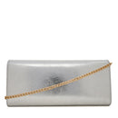 Clutch Donna con Tracolla LOVE MOSCHINO effetto Metallizzato Argento