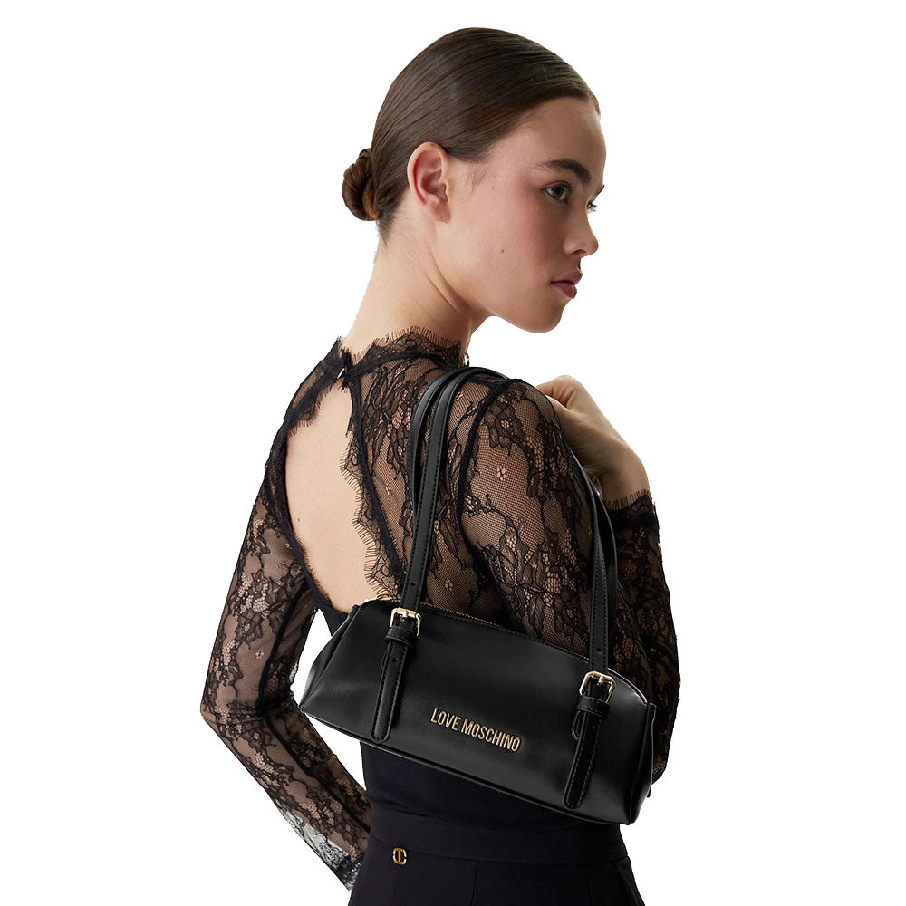 Borsa Bauletto a Spalla LOVE MOSCHINO linea Smart Daily Bag Nera