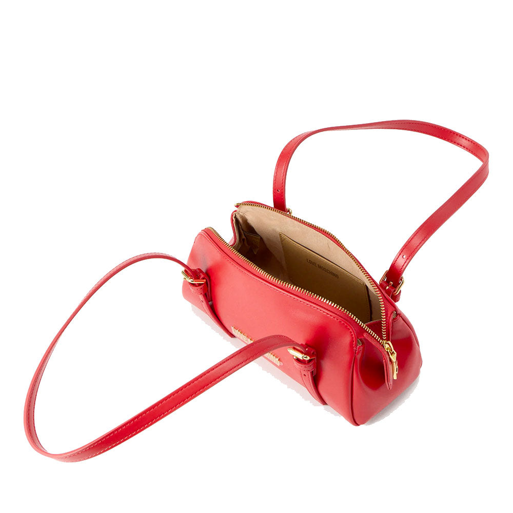 Damen-Bauletto-Schultertasche LOVE MOSCHINO Modell Smart Daily Bag in Rot