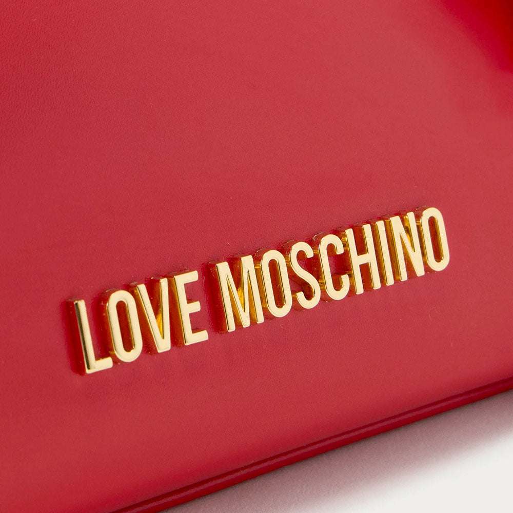 Damen-Bauletto-Schultertasche LOVE MOSCHINO Modell Smart Daily Bag in Rot