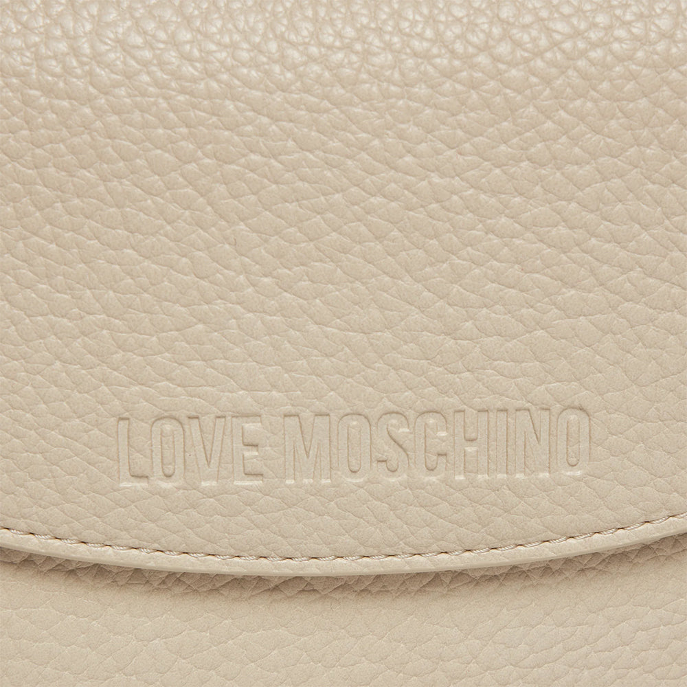 Borsa Donna a Tracolla LOVE MOSCHINO linea Giant Logo colore Avorio