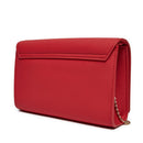 Damen-Clutch mit Schultergurt LOVE MOSCHINO Smart Daily Maxi-Schriftzug Rote Linie