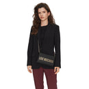 Clutch Donna con Tracolla LOVE MOSCHINO linea Smart Daily Bag Lettering Logo Nero