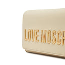 LOVE MOSCHINO Smart Daily Linie
Damen-Clutch mit Schultergurt mit Maxi-Schriftzug in der Farbe Elfenbein