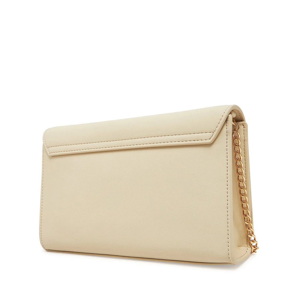 LOVE MOSCHINO Smart Daily Linie
Damen-Clutch mit Schultergurt mit Maxi-Schriftzug in der Farbe Elfenbein