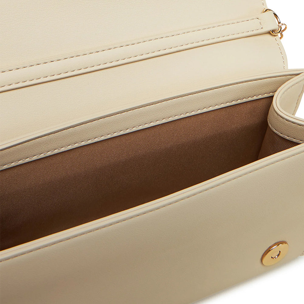 LOVE MOSCHINO Smart Daily Linie
Damen-Clutch mit Schultergurt mit Maxi-Schriftzug in der Farbe Elfenbein