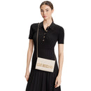 Clutch Donna con Tracolla LOVE MOSCHINO linea Smart Daily Bag Lettering Logo Avorio