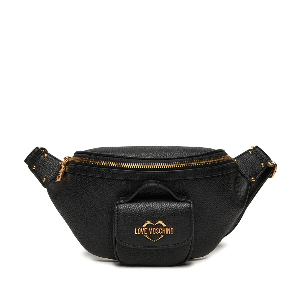Marsupio LOVE MOSCHINO in Pelle Nera