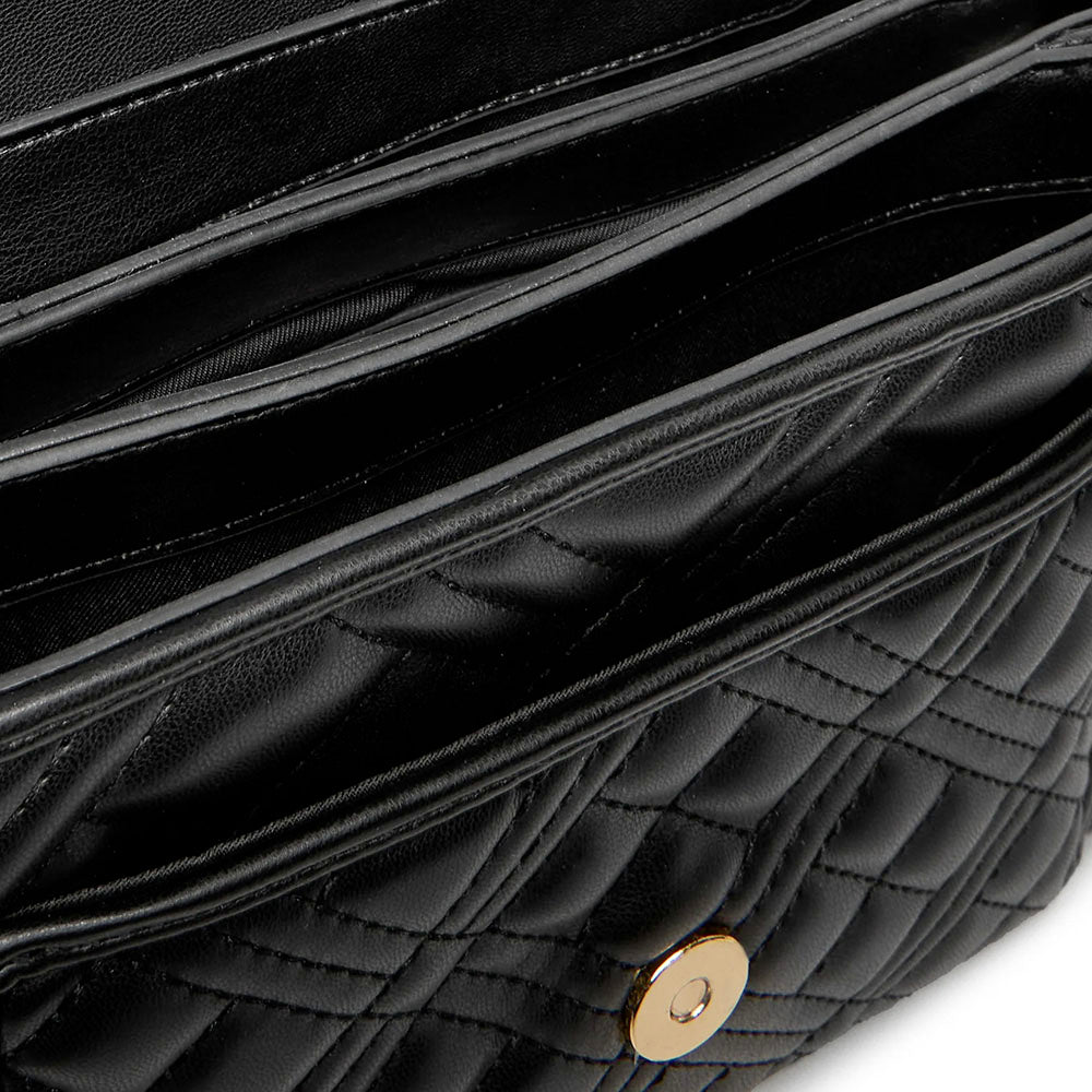 Borsa Donna a Spalla Trapuntata LOVE MOSCHINO linea Quilted colore Nero