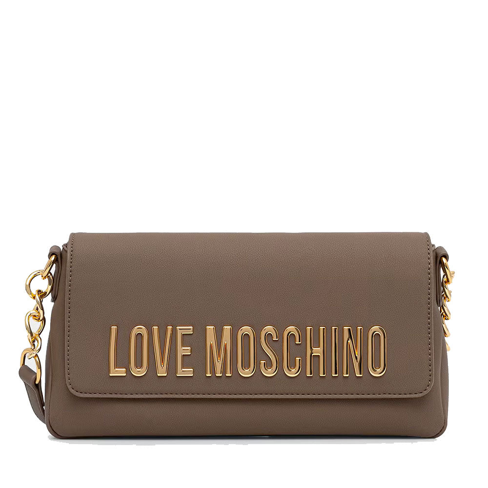Borsa Donna a Spalla LOVE MOSCHINO linea Bold Bag color Fango