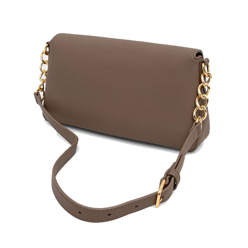 Borsa Donna a Spalla LOVE MOSCHINO linea Bold Bag color Fango