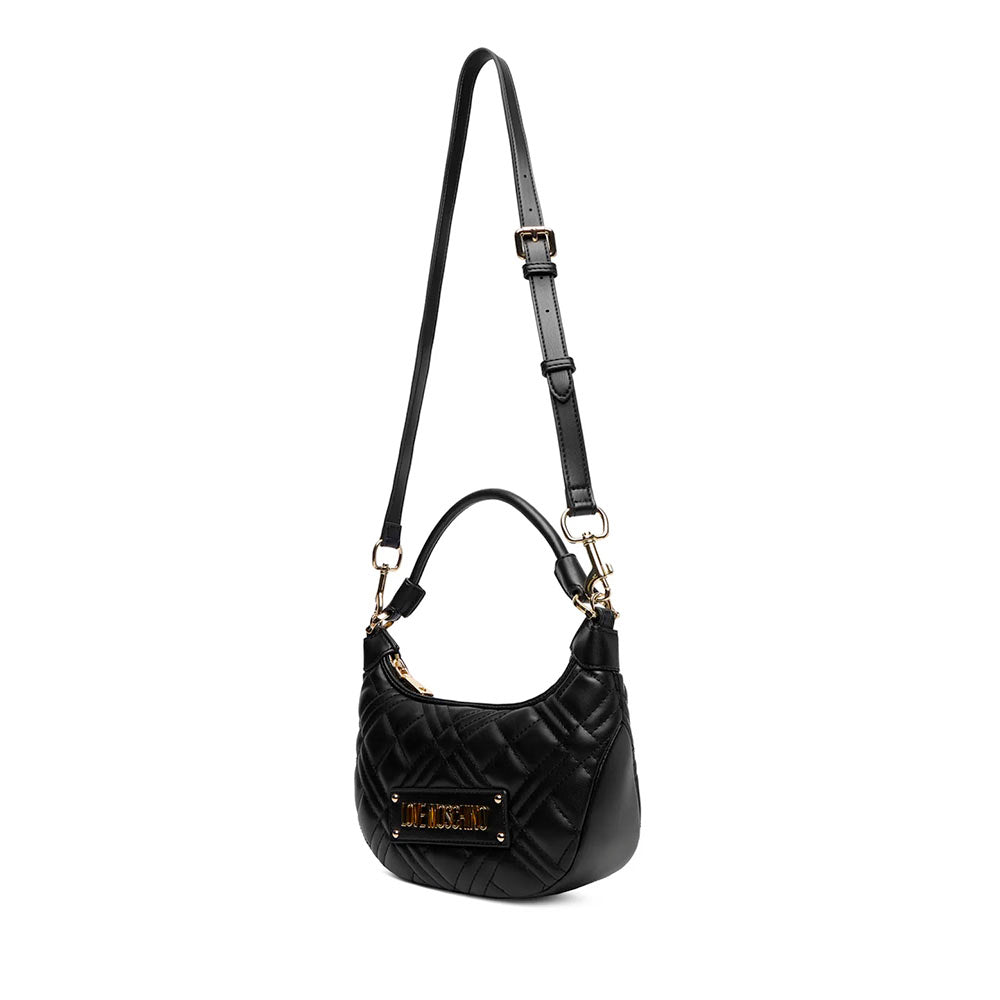 Hobo Bag Small Trapuntata LOVE MOSCHINO linea Quilted colore Nero