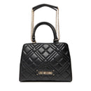 Gesteppte Damen-Shopper LOVE MOSCHINO Modell Quilted in Schwarz