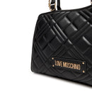 Gesteppte Damen-Shopper LOVE MOSCHINO Modell Quilted in Schwarz