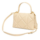 Borsa Donna a Mano con Tracolla LOVE MOSCHINO linea Embossed Trapuntata color Burro