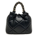 Borsa Donna Secchiello Small LOVE MOSCHINO linea Embossed Trapuntata Nera