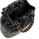 Borsa Donna Secchiello Small LOVE MOSCHINO linea Embossed Trapuntata Nera