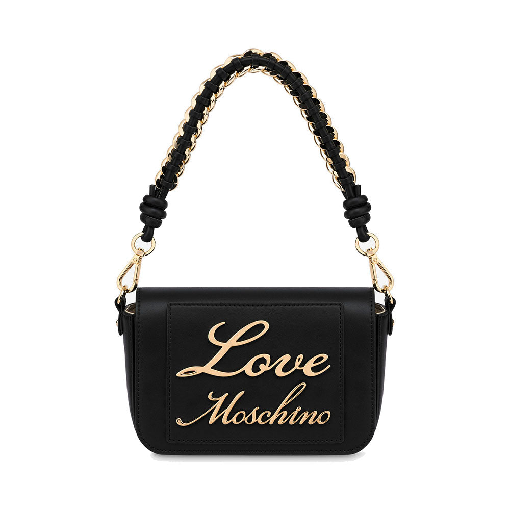 LOVE MOSCHINO Mini Hand- und Umhängetasche Lovely Love Linie Schwarz