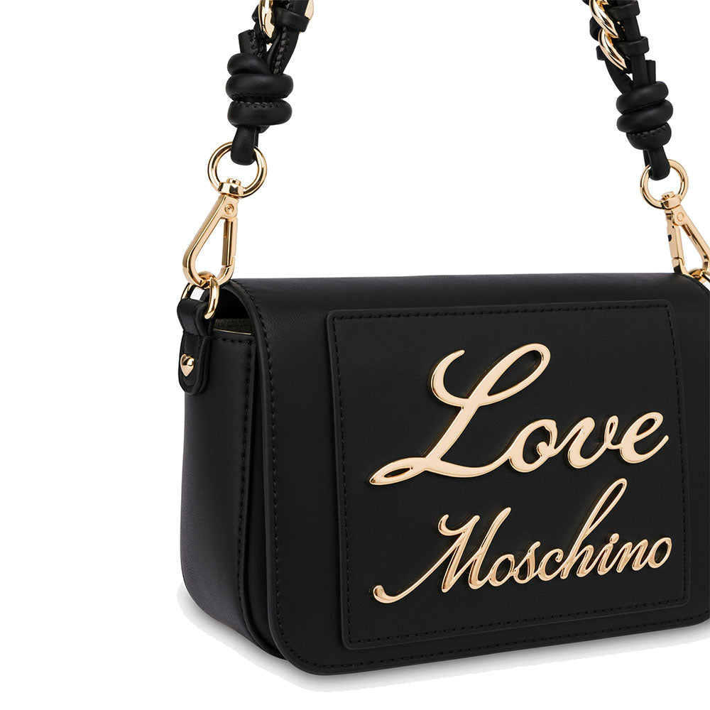 LOVE MOSCHINO Mini Hand- und Umhängetasche Lovely Love Linie Schwarz