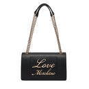 LOVE MOSCHINO Damen Umhängetasche Lovely Love Linie Schwarz