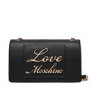 LOVE MOSCHINO Damen Umhängetasche Lovely Love Linie Schwarz