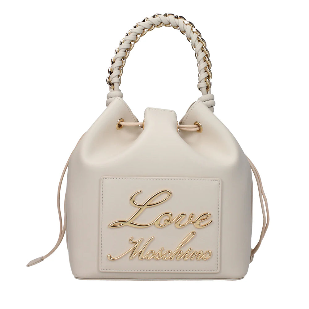 Borsa Donna Secchiello a Spalla LOVE MOSCHINO linea Lovely Love Avorio