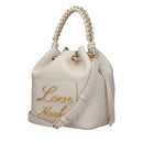 Borsa Donna Secchiello a Spalla LOVE MOSCHINO linea Lovely Love Avorio