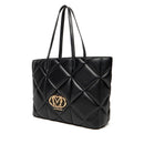 Shopping Bag Large LOVE MOSCHINO linea Embossed Trapuntata Nera