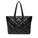 Shopping Bag Large LOVE MOSCHINO linea Embossed Trapuntata Nera