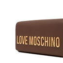 Clutch Donna con Tracolla LOVE MOSCHINO Marrone con Maxi Logo