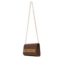 Clutch Donna con Tracolla LOVE MOSCHINO Marrone con Maxi Logo
