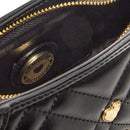 LOVE MOSCHINO Damen-Schultertasche, Herznieten-Linie, Schwarz