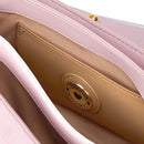 LOVE MOSCHINO 
Rosa Schulter- und Umhängetasche mit durchgehendem gesticktem Logo