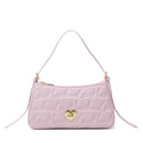 LOVE MOSCHINO –
Rosa Hobo-Tasche mit durchgehendem gesticktem Logo