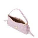 LOVE MOSCHINO –
Rosa Hobo-Tasche mit durchgehendem gesticktem Logo