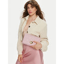 LOVE MOSCHINO 
Damen Clutch mit Schultergurt Rosa mit Allover-Logostickerei