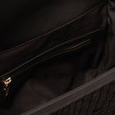 Borsa Donna a Spalla e Tracolla LOVE MOSCHINO in Velluto Intrecciato Nero