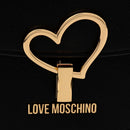 Borsa Donna a Mano LOVE MOSCHINO linea Heart Turnlock Nera